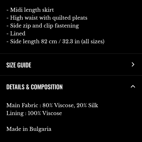 Sezane Alicia Blue and Brown Floral Midi Skirt - Picture 4 of 4